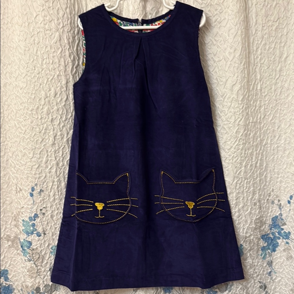 Mini Boden cat pockets jumper 8-9y